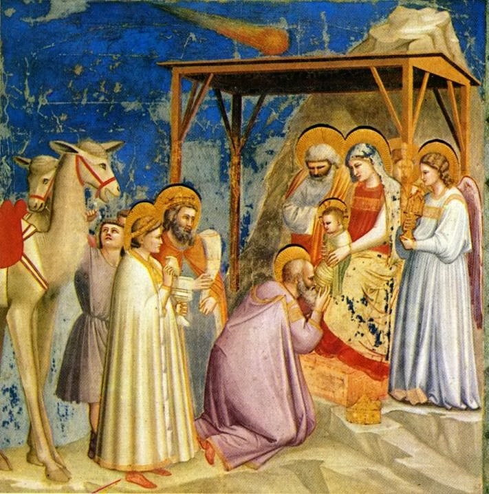 Giotto - Scrovegni - -18- - Adoration of the Magi
