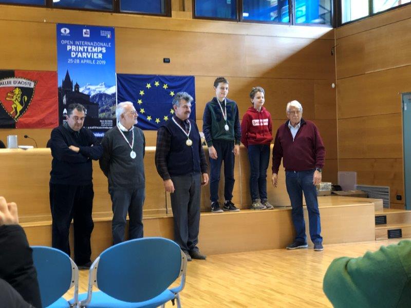 Davide Rossi ad Arvier podio