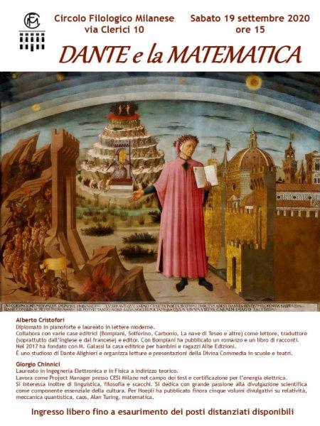 Dante e la Matematica Locandina