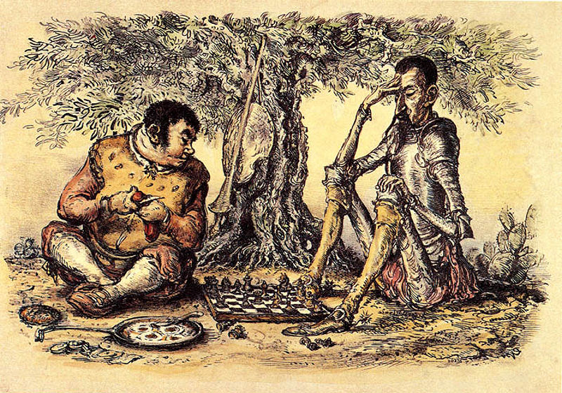 Weber Paul Don Quijote e Sancho Pansa
