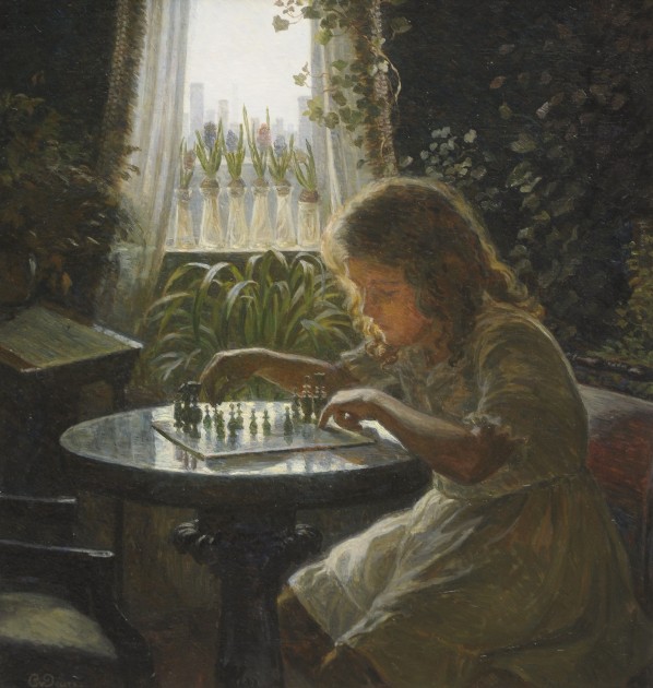 Caroline Alexia Schonheyder van Deurs The young chess player