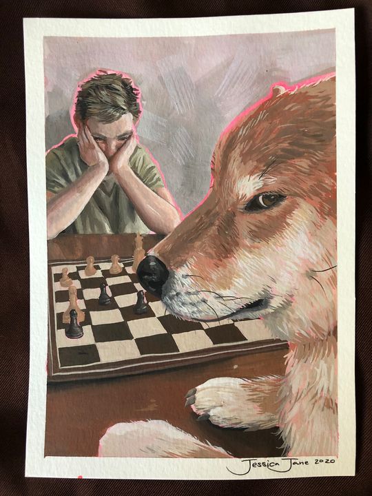 pulcini Gioco col lupo