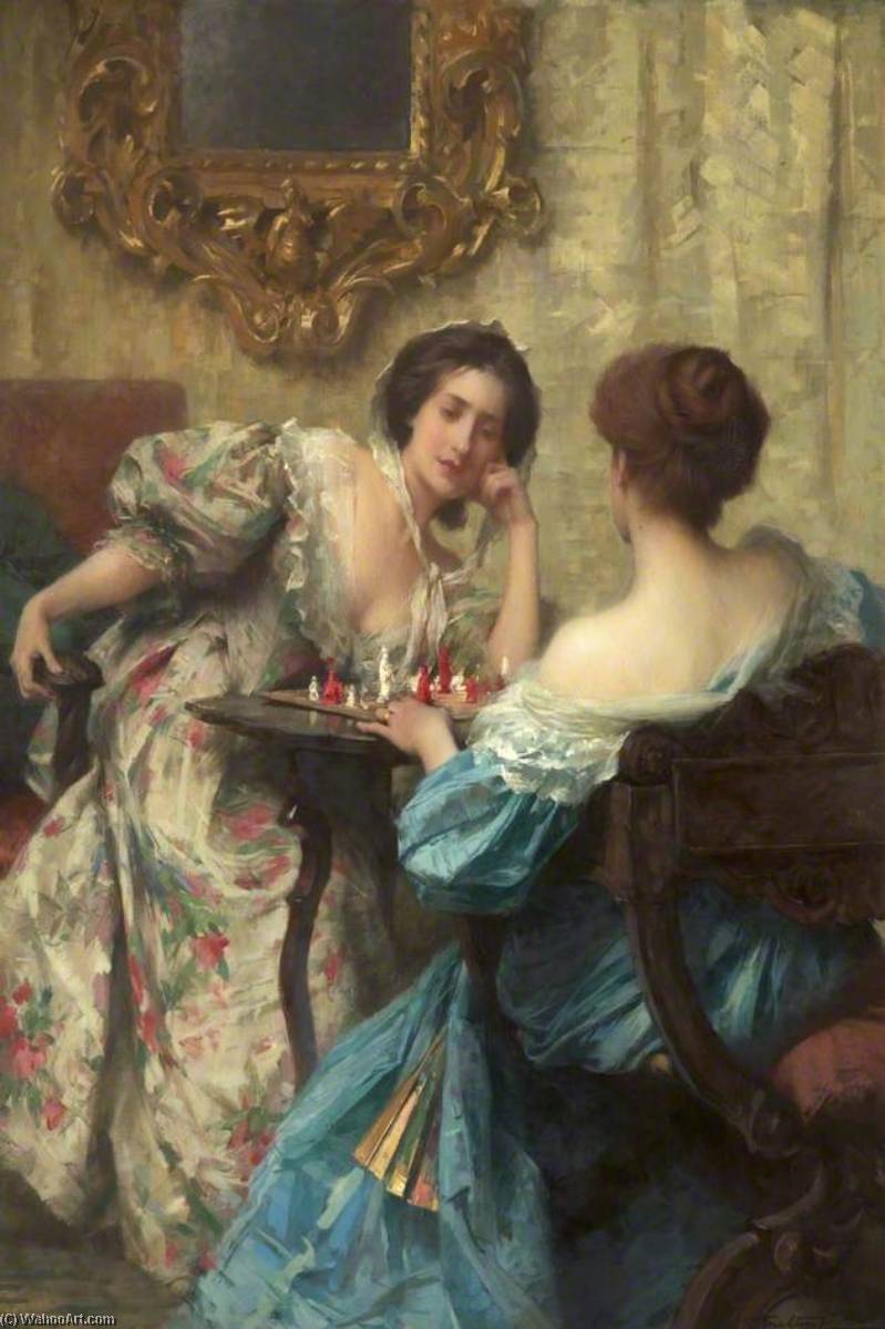 Samuel-Melton-Fisher-The-Chess-Players