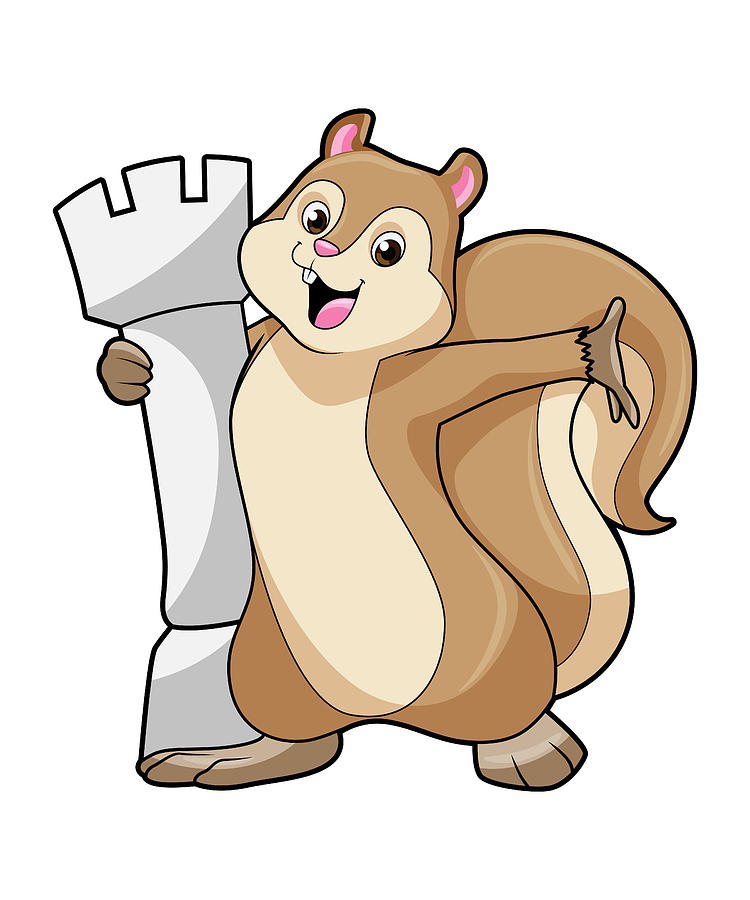 squirrel-at-chess-with-chess-piece-king-markus-schnabel