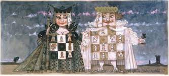 Re bianco e Donna nera