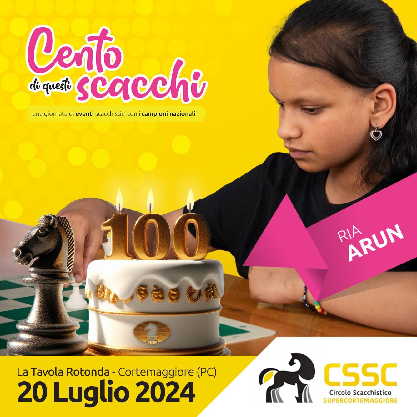 Cento anni FIDE con Ria
