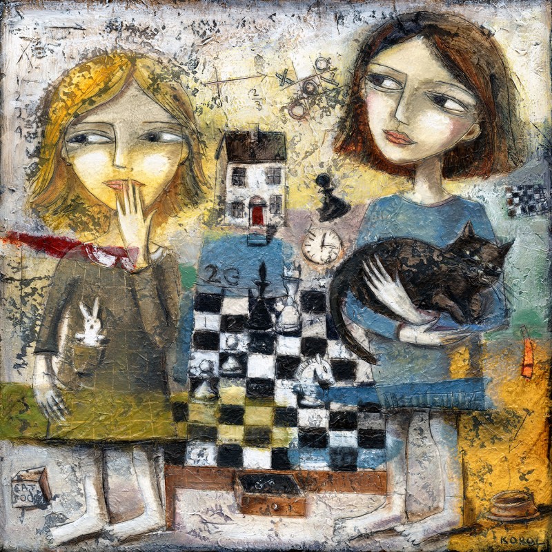 Playing-Chess-light-a-penny-candle