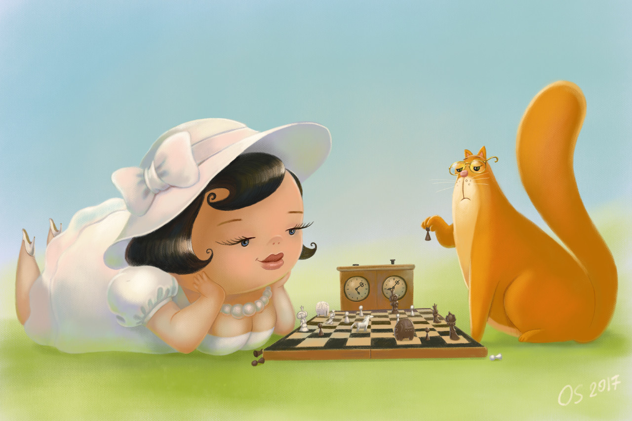 oleksandr-storozhuk-chess-with-cat