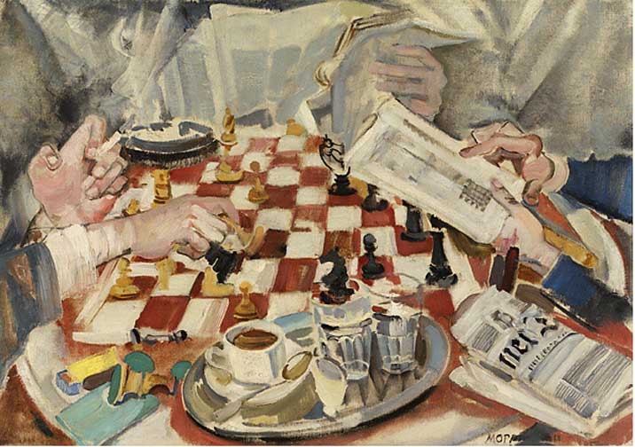 modern chess painting